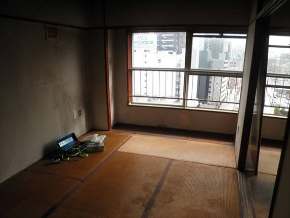 大阪市北区の居間の遺品整理アフター